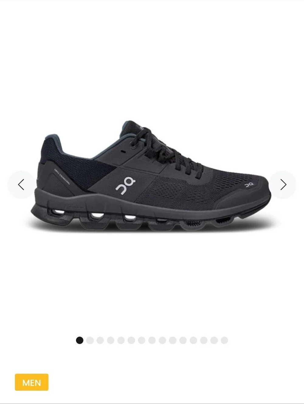 Size 11 Men's Black On Running Cloud 2 Running Shoes In Good Conditon